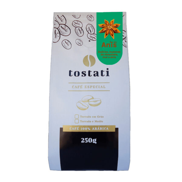 Café Especial Tostati Flor de Anis 250g - Grão